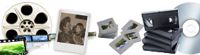 slides, negatives, movie film, video to digital