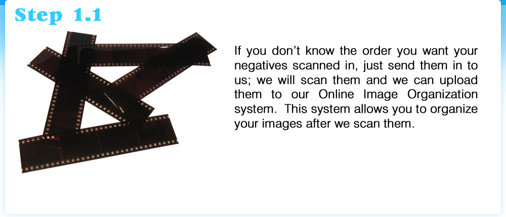 Easy Slide Preparation, Organizing, How to scan negatives