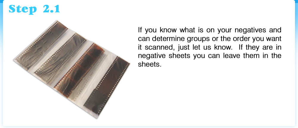 Easy Slide Preparation, Organizing, How to scan negatives