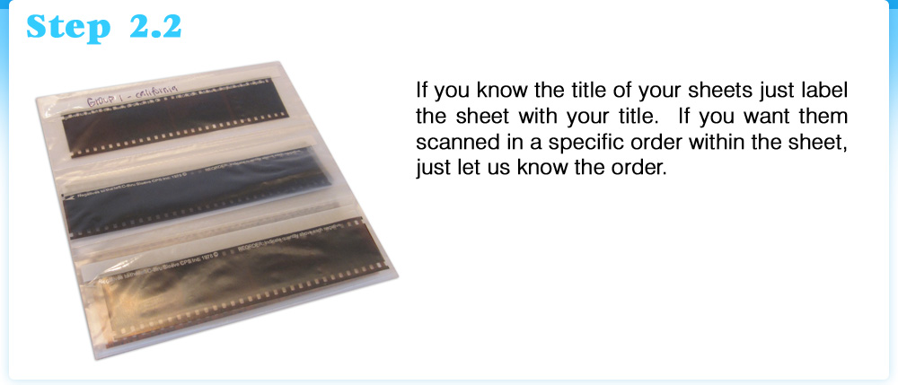 Easy Slide Preparation, Organizing, How to scan negatives