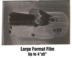 large format film conversion to digital