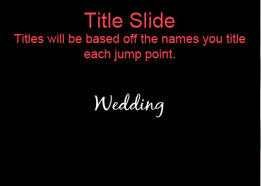 Wedding Title Slide | Larsen Digital